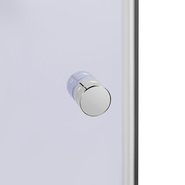 Душова кабіна Latwa SC90x90.SAT.HIGH.GR полукругла, скло тон 4 мм + Душовий піддон KAPIELKA ST90x90x41, з панеллю Lidz