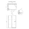 Qtap 6мм бічна стінка прозора Clear CAPRICORN 10128RC6 Qtap 6мм бічна стінка прозора Clear CAPRICORN 10128RC6