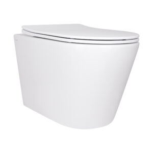 Унітаз підвісний Qtap Scorpio безободковий Ultra Quiet з сидінням Soft-close QT14332380AW Унітаз підвісний Qtap Scorpio безободковий Ultra Quiet з сидінням Soft-close QT14332380AW