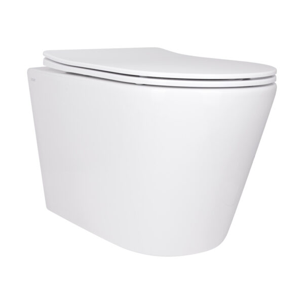 Унітаз підвісний Qtap Scorpio безободковий Ultra Quiet з сидінням Soft-close QT14332380AW Унітаз підвісний Qtap Scorpio безободковий Ultra Quiet з сидінням Soft-close QT14332380AW