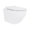 Унітаз підвісний Qtap Jay безободковий Ultra Quiet з сидінням Soft-close QT07335177W Унітаз підвісний Qtap Jay безободковий Ultra Quiet з сидінням Soft-close QT07335177W