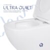 Унітаз підвісний Qtap Jay безободковий Ultra Quiet з сидінням Soft-close QT07335177W Унітаз підвісний Qtap Jay безободковий Ultra Quiet з сидінням Soft-close QT07335177W