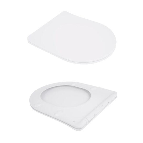Унітаз підвісний Qtap Jay безободковий Ultra Quiet з сидінням Soft-close QT07335177W Унітаз підвісний Qtap Jay безободковий Ultra Quiet з сидінням Soft-close QT07335177W