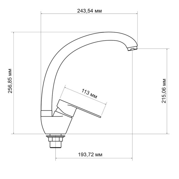 Смеситель для кухни Lidz Tani 008F (k40) LDTAN008FCRM44971 Chrome Змішувач для кухні Lidz Tani 008F (k40) LDTAN008FCRM44971 Chrome