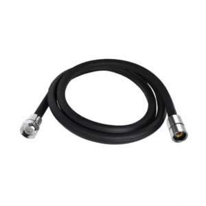 Шланг для ручного душу Qtap Hadice 1600 мм прямоугольний QTHADPVCSQ160B Black Matt Шланг для ручного душу Qtap Hadice 1600 мм прямоугольний QTHADPVCSQ160B Black Matt