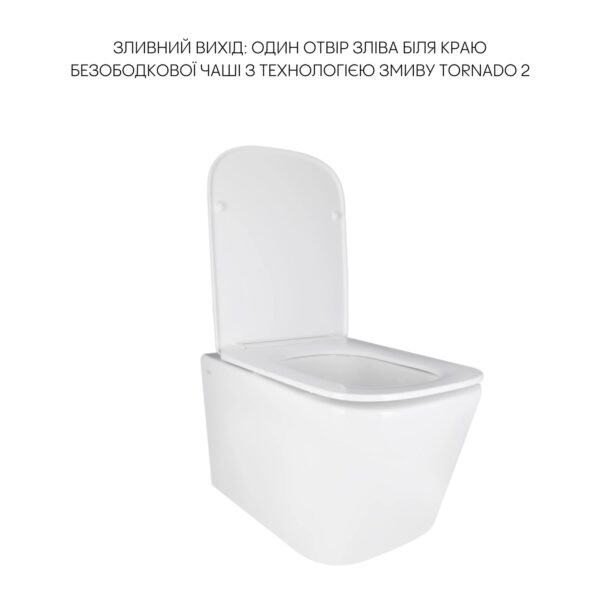 Готове рішення Qtap для ванної кімнати: підвісний унітаз Crow Ultra Quiet 490x360x290 + комплект інсталяції Nest 4 в 1 (квадратна Готове рішення Qtap для ванної кімнати: підвісний унітаз Crow Ultra Quiet 490x360x290 + комплект інсталяції Nest 4 в 1 (квадратна