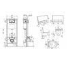 Готове рішення Qtap для ванної кімнати: підвісний унітаз Crow Ultra Quiet 490x360x290 + комплект інсталяції Nest 4 в 1 (лінійна Готове рішення Qtap для ванної кімнати: підвісний унітаз Crow Ultra Quiet 490x360x290 + комплект інсталяції Nest 4 в 1 (лінійна