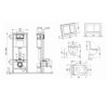Готовое решение Qtap для ванной комнаты: подвесной унитаз Swan Ultra Quiet 485x360x320 + комплект инсталляции Nest 4 в 1 (квадратный Готове рішення Qtap для ванної кімнати: підвісний унітаз Swan Ultra Quiet 485x360x320 + комплект інсталяції Nest 4 в 1 (квадратна