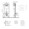 Готовое решение Qtap для ванной комнаты: подвесной унитаз Swan Ultra Quiet 485x360x320 + комплект инсталляции Nest 4 в 1 (круглая Готове рішення Qtap для ванної кімнати: підвісний унітаз Swan Ultra Quiet 485x360x320 + комплект інсталяції Nest 4 в 1 (кругла