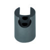 Тримач для ручного душу Qtap Spojeni округлий QT829910842854GRP Graphite Тримач для ручного душу Qtap Spojeni округлий QT829910842854GRP Graphite