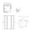 Душова кабіна Lidz Latwa SC90x90.SAT.LOW.FR, скло Frost 4 мм + Lidz Душовий піддон KAPIELKA ST90x90x14 Душова кабіна Lidz Latwa SC90x90.SAT.LOW.FR, скло Frost 4 мм + Lidz Душовий піддон KAPIELKA ST90x90x14