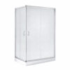 Душова кабіна Lidz Wawel SC100x80.SAT.LOW.FR, скло Frost 5 мм + Lidz Душовий піддон KAPIELKA ST100x80х14