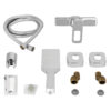 Змішувач для душу Lidz Wawel 010 (з душовим гарнітуром) (k40) LDWAW010CRM45390 Chrome Змішувач для душу Lidz Wawel 010 (з душовим гарнітуром) (k40) LDWAW010CRM45390 Chrome
