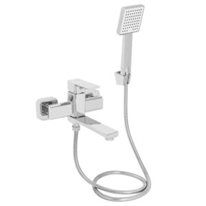 Смеситель для ванны Lidz Dozorca 0051 с поворотным изливом (с душевым гарнитуром) (k35) LDDOZ0051CRM45404 Chrome Змішувач для ванни Lidz Dozorca 0051 з поворотним виливом (з душовим гарнітуром) (k35) LDDOZ0051CRM45404 Chrome