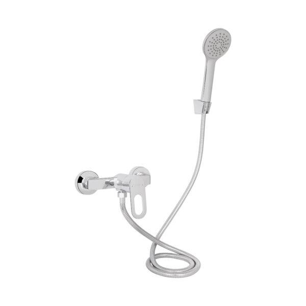 Смеситель для душа Lidz Latwa 010 (с душевым гарнитуром) (k40) LDLAT010CRM45416 Chrome Змішувач для душу Lidz Latwa 010 (з душовим гарнітуром) (k40) LDLAT010CRM45416 Chrome