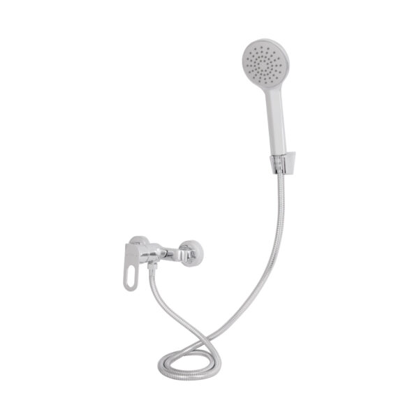 Смеситель для душа Lidz Latwa 010 (с душевым гарнитуром) (k40) LDLAT010CRM45416 Chrome Змішувач для душу Lidz Latwa 010 (з душовим гарнітуром) (k40) LDLAT010CRM45416 Chrome