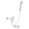 Смеситель для душа Lidz Latwa 010 (с душевым гарнитуром) (k40) LDLAT010WHI45426 White Змішувач для душу Lidz Latwa 010 (з душовим гарнітуром) (k40) LDLAT010WHI45426 White