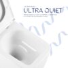 Унітаз підвісний Qtap Gemini безободковий з сидінням Soft-close QTGEM26W45430 Унітаз підвісний Qtap Gemini безободковий з сидінням Soft-close QTGEM26W45430