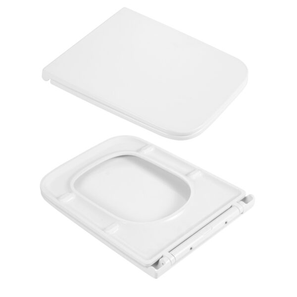 Унітаз підвісний Qtap Gemini безободковий з сидінням Soft-close QTGEM26W45430 Унітаз підвісний Qtap Gemini безободковий з сидінням Soft-close QTGEM26W45430