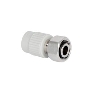 Муфта під Євроконус PPR із накидною гайкою Thermo Alliance 20х3/4" ВР з латунним штоком Муфта під Євроконус PPR із накидною гайкою Thermo Alliance 20х3/4" ВР з латунним штоком