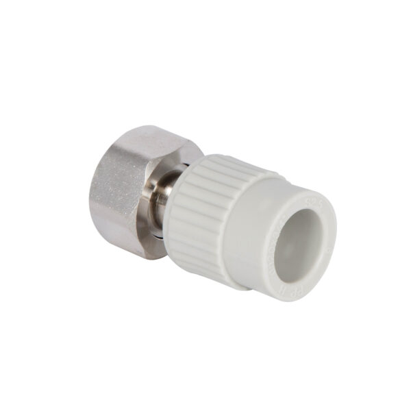 Муфта під Євроконус PPR із накидною гайкою Thermo Alliance 20х3/4" ВР з латунним штоком Муфта під Євроконус PPR із накидною гайкою Thermo Alliance 20х3/4" ВР з латунним штоком