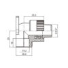 Уголок PPR Thermo Alliance настенный 20х1/2" ВР Уголок PPR Thermo Alliance настенный 20х1/2" ВР