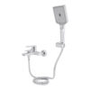 Змішувач для ванни Qtap Aries (з душовим гарнітуром) QTARI259CRM45559 Chrome