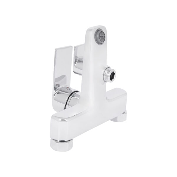 Змішувач для ванни Qtap Aries (з душовим гарнітуром) QTARI259CRM45559 Chrome