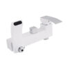 Душевая система универсальная Qtap Swan Cascada на три потребителя (с изливом) QTSWA111CRW45570 Chrome/White Душова система універсальна Qtap Swan Cascada на три споживачі (з виливом) QTSWA111CRW45570 Chrome/White