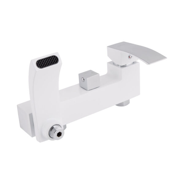 Душевая система универсальная Qtap Swan Cascada на три потребителя (с изливом) QTSWA111CRW45570 Chrome/White Душова система універсальна Qtap Swan Cascada на три споживачі (з виливом) QTSWA111CRW45570 Chrome/White
