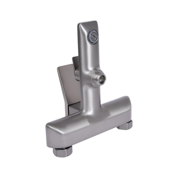 Змішувач для ванни Qtap Presto (з душовим гарнітуром) QTPRE259GRP45584 Gunmetal Black Змішувач для ванни Qtap Presto (з душовим гарнітуром) QTPRE259GRP45584 Gunmetal Black
