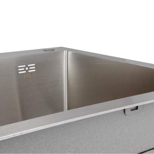 Мийка для кухні інтегрована Lidz Handmade H7849L крило ліворуч (LDH7849BRUL45592) Brushed Steel 3,0/1,0 мм Мийка для кухні інтегрована Lidz Handmade H7849L крило ліворуч (LDH7849BRUL45592) Brushed Steel 3,0/1,0 мм