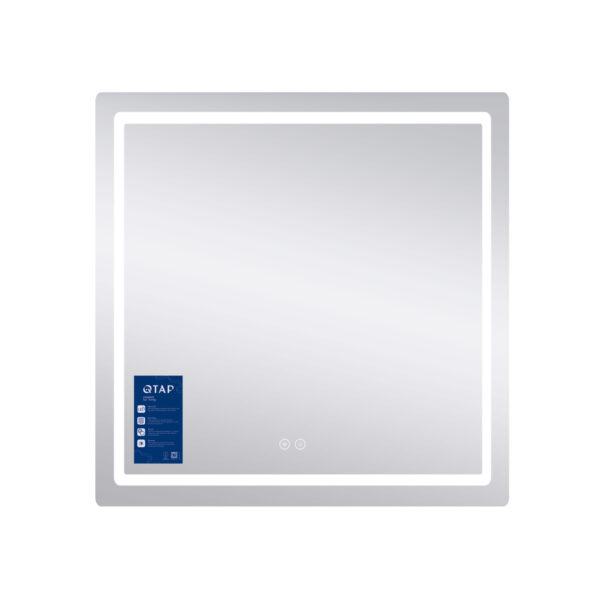Дзеркало Qtap Mideya 800x800 з LED-підсвічуванням Touch, з антизапотіванням, димером QT2078NCF8080W Дзеркало Qtap Mideya 800x800 з LED-підсвічуванням Touch, з антизапотіванням, димером QT2078NCF8080W