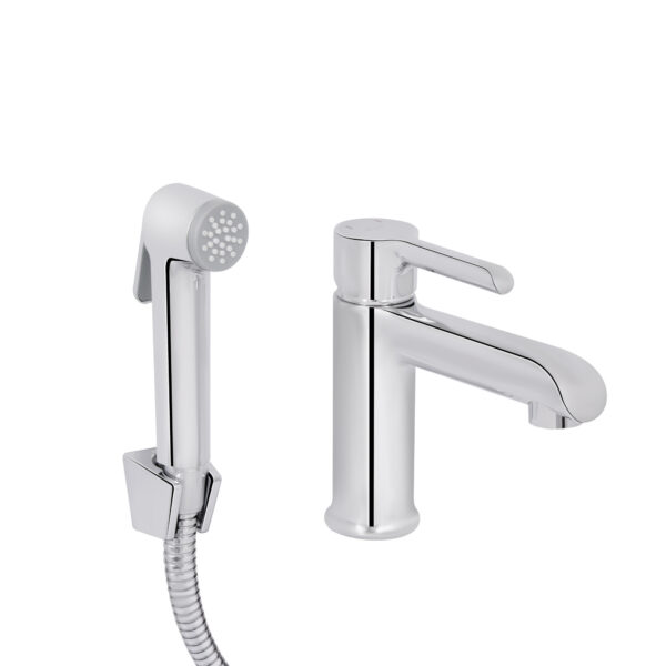 Смеситель для раковины Qtap Grand (с гигиеническим душем) QTGRA272CRM45670 Chrome Змішувач для раковини Qtap Grand (з гігієнічним душем) QTGRA272CRM45670 Chrome