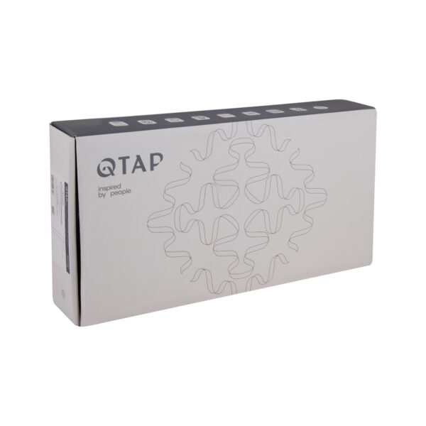 Змішувач для раковини Qtap Gemini високий QTGEM269GMB45680 Gunmetal Black PVD Змішувач для раковини Qtap Gemini високий QTGEM269GMB45680 Gunmetal Black PVD