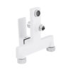 Змішувач для ванни Qtap Gemini (з душовим гарнітуром) QTGEM259CRW45683 Chrome/White