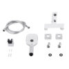 Змішувач для ванни Qtap Gemini (з душовим гарнітуром) QTGEM259CRW45683 Chrome/White