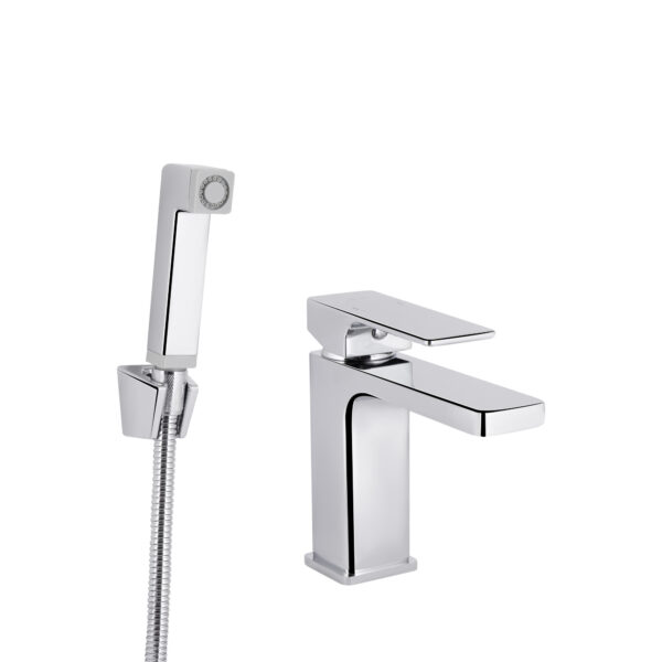 Змішувач для раковини Qtap Gemini (з гігієнічним душем) QTGEM272CRM45689 Chrome Змішувач для раковини Qtap Gemini (з гігієнічним душем) QTGEM272CRM45689 Chrome