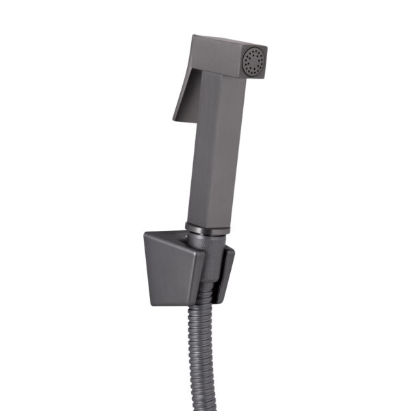 Змішувач для раковини Qtap Gemini (з гігієнічним душем) QTGEM272GMB45692 Gunmetal Black PVD Змішувач для раковини Qtap Gemini (з гігієнічним душем) QTGEM272GMB45692 Gunmetal Black PVD