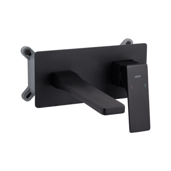 Змішувач для раковини Qtap Gemini прихованого монтажу QTGEM273BLM45694 Black Matt Змішувач для раковини Qtap Gemini прихованого монтажу QTGEM273BLM45694 Black Matt