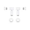Комплект кранів Thermo Alliance Standart 1/2" бiлий, для рушникосушарки кутовий SF395W15HEW Комплект кранів Thermo Alliance Standart 1/2" бiлий, для рушникосушарки кутовий SF395W15HEW