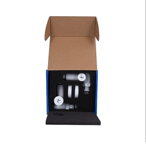 Комплект кранів Thermo Alliance Standart 1/2" бiлий, для рушникосушарки кутовий SF395W15HEW Комплект кранів Thermo Alliance Standart 1/2" бiлий, для рушникосушарки кутовий SF395W15HEW