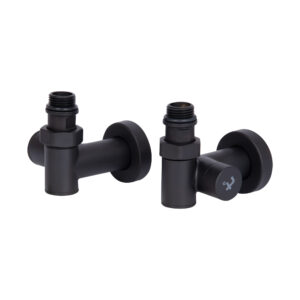 Комплект кранів Thermo Alliance Standart 1/2" чорний, для рушникосушарки кутовий SF395W15HEB Комплект кранів Thermo Alliance Standart 1/2" чорний, для рушникосушарки кутовий SF395W15HEB