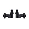 Комплект кранів Thermo Alliance Standart 1/2" чорний, для рушникосушарки кутовий SF395W15HEB Комплект кранів Thermo Alliance Standart 1/2" чорний, для рушникосушарки кутовий SF395W15HEB