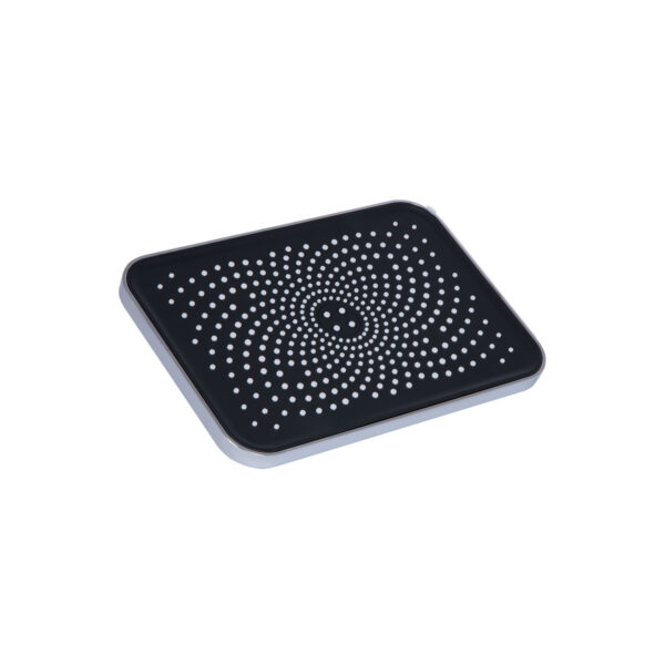 Лійка для верхнього душу Qtap Hlavova 260x180 мм прямокутна QTHLA107CRM45784 Chrome/Black Лійка для верхнього душу Qtap Hlavova 260x180 мм прямокутна QTHLA107CRM45784 Chrome/Black