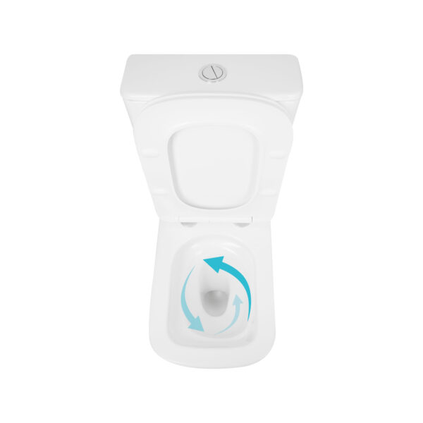 Унітаз підлоговий Qtap Tern Ultra Quiet безобідковий з сидінням Soft-Close QT17226003AW White Унітаз підлоговий Qtap Tern Ultra Quiet безобідковий з сидінням Soft-Close QT17226003AW White