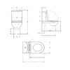 Унітаз-компакт Qtap Robin Ultra Quiet безободковий з сидінням Soft-close QT13226089AW Унітаз-компакт Qtap Robin Ultra Quiet безободковий з сидінням Soft-close QT13226089AW