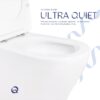Унитаз-компакт Qtap Cardinal Ultra Quiet безободковый с сиденьем Soft-close QT04222168AUQ3W Унітаз-компакт Qtap Cardinal Ultra Quiet безободковий з сидінням Soft-close QT04222168AUQ3W
