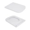 Унитаз-компакт Qtap Cardinal Ultra Quiet безободковый с сиденьем Soft-close QT04222168AUQ3W Унітаз-компакт Qtap Cardinal Ultra Quiet безободковий з сидінням Soft-close QT04222168AUQ3W