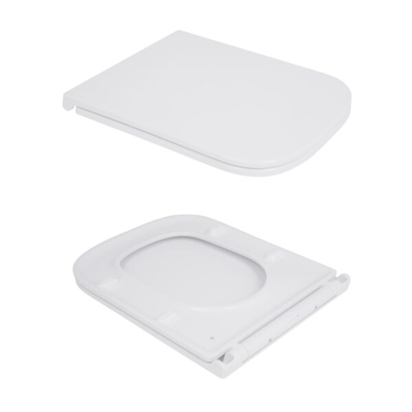 Унитаз-компакт Qtap Cardinal Ultra Quiet безободковый с сиденьем Soft-close QT04222168AUQ3W Унітаз-компакт Qtap Cardinal Ultra Quiet безободковий з сидінням Soft-close QT04222168AUQ3W